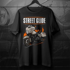 Harley-Davidson Street Glide ST T-shirt 2023 White Sand Pearl Merchandise & Clothing