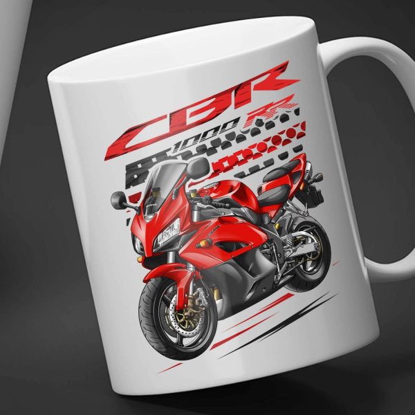 Honda CBR 1000RR Mug 2004-2005 Red & Black Merchandise & Clothing