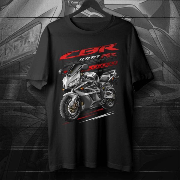 Honda CBR1000RR 2004 T-shirt Force Silver Metallic Merchandise & Clothing