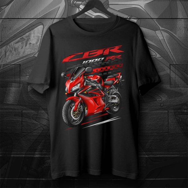 Honda CBR1000RR 2005 T-shirt Winning Red Merchandise & Clothing