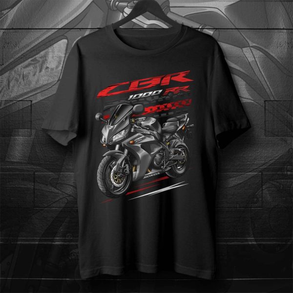 Honda CBR1000RR 2006 T-shirt Graphite Black Merchandise & Clothing