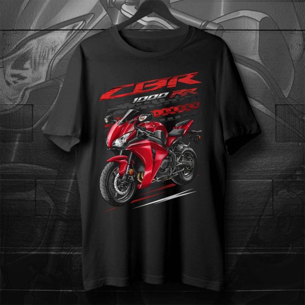 Honda CBR 1000 RR T-shirt 2008 Candy Glory Red Merchandise & Clothing
