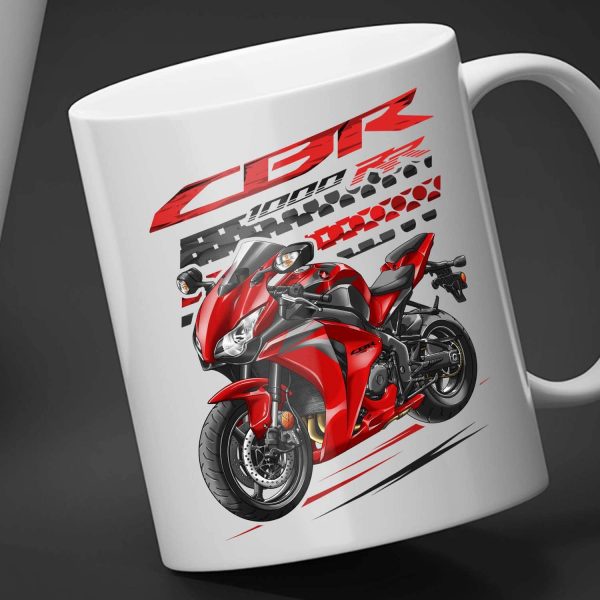 Honda CBR1000RR 2008 White Mug Winning Red Merchandise & Clothing