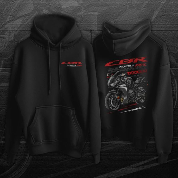 Honda CBR1000RR 2009 Hoodie Achilles Black Metallic Merchandise & Clothing