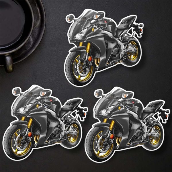 Honda CBR 1000 RR Stickers 2010 Graphite Black Merchandise & Clothing