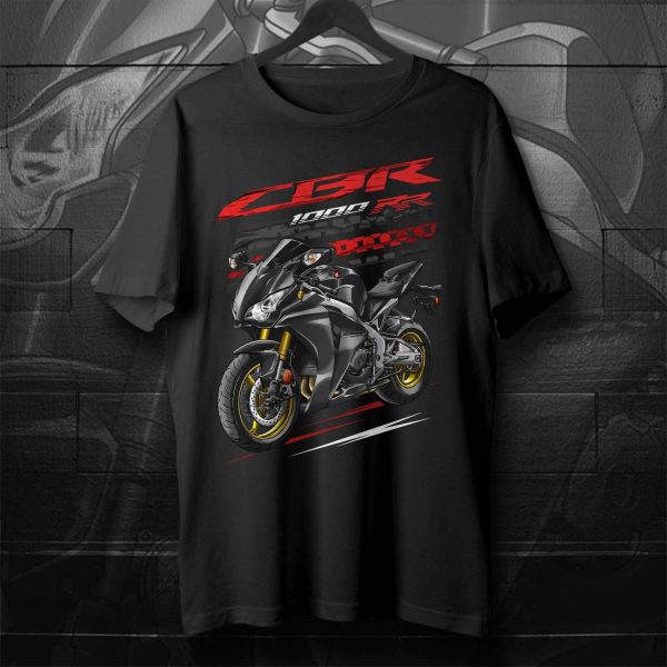 Honda CBR 1000 RR T-shirt 2010 Graphite Black Merchandise & Clothing