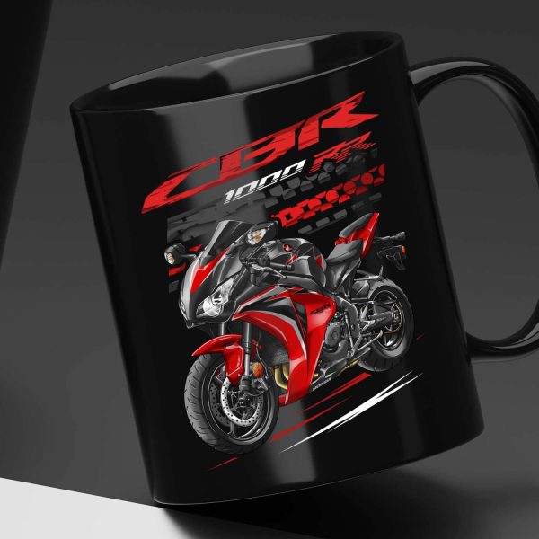 Honda CBR1000RR 2010 Black Mug Red & Black Merchandise & Clothing