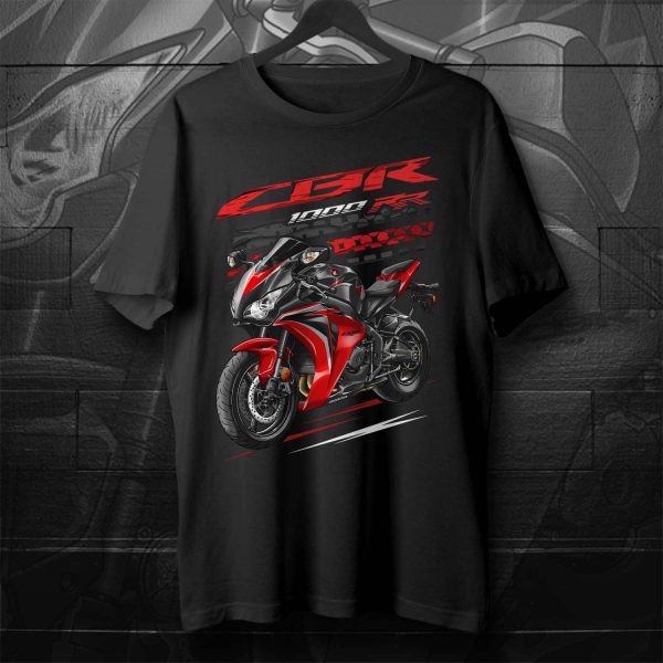 Honda CBR 1000 RR T-shirt 2010 Red & Black Merchandise & Clothing