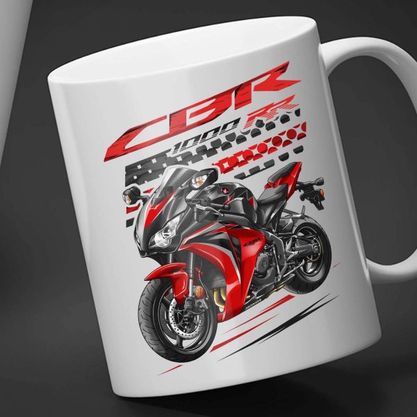 Honda CBR1000RR 2010 White Mug Red & Black Merchandise & Clothing