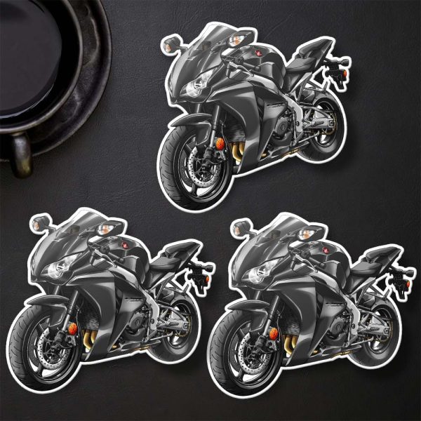 Honda CBR 1000 RR Stickers 2011 Black Merchandise & Clothing