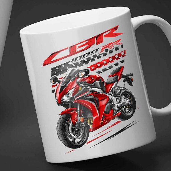 Honda CBR1000RR 2011 White Mug Red & Black Merchandise & Clothing