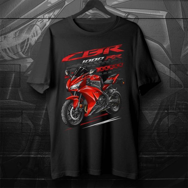 Honda CBR1000RR 2012-2013 & 2015-2016 T-shirt Red Merchandise & Clothing
