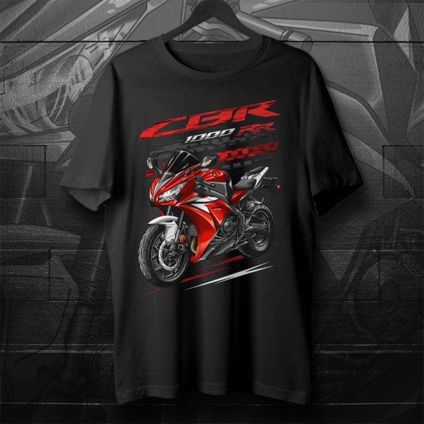 Honda CBR1000RR 2012 T-shirt Victory Red Merchandise & Clothing