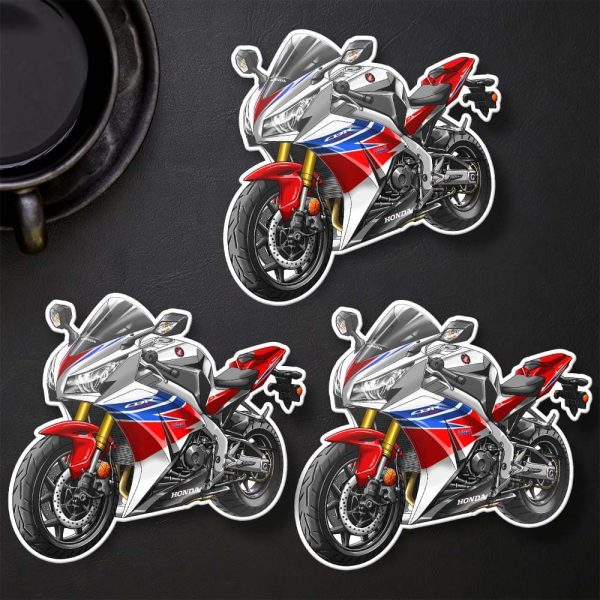 Honda CBR1000RR Stickers 2013 & 2015-2016 HRC Ross White Merchandise & Clothing