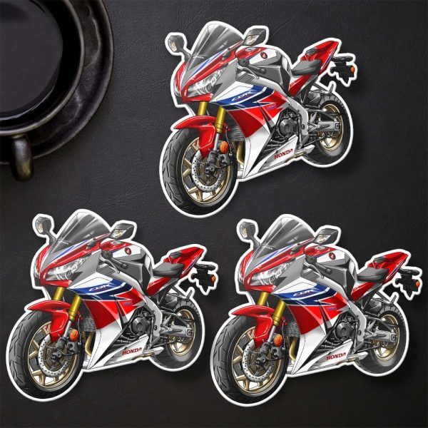 Honda CBR1000RR Stickers 2014 & 2016 SP Red & White & Blue Merchandise & Clothing