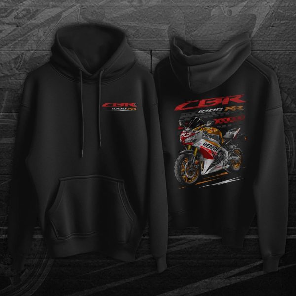 Honda CBR1000RR 2015-2016 Hoodie Repsol Merchandise & Clothing