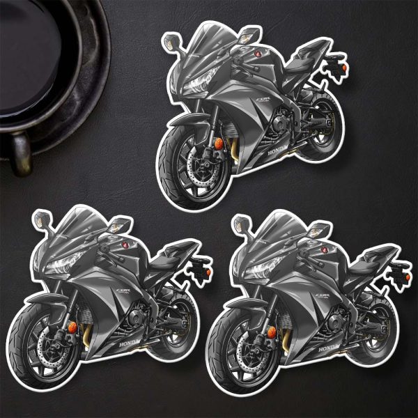 Honda CBR1000RR Stickers 2016 Matte Black Metallic Merchandise & Clothing