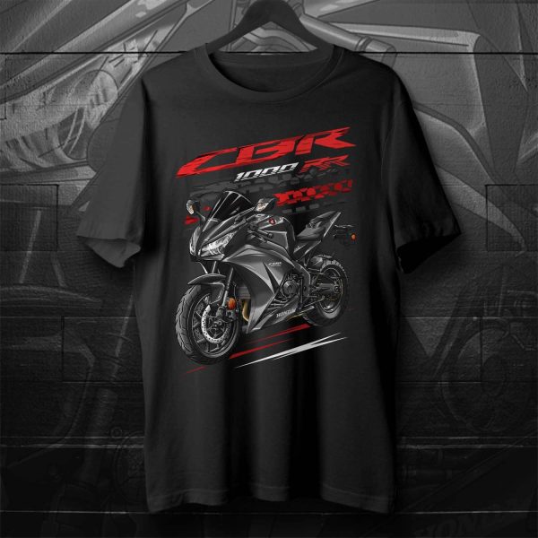 Honda CBR1000RR 2016 T-shirt Matte Black Metallic Merchandise & Clothing