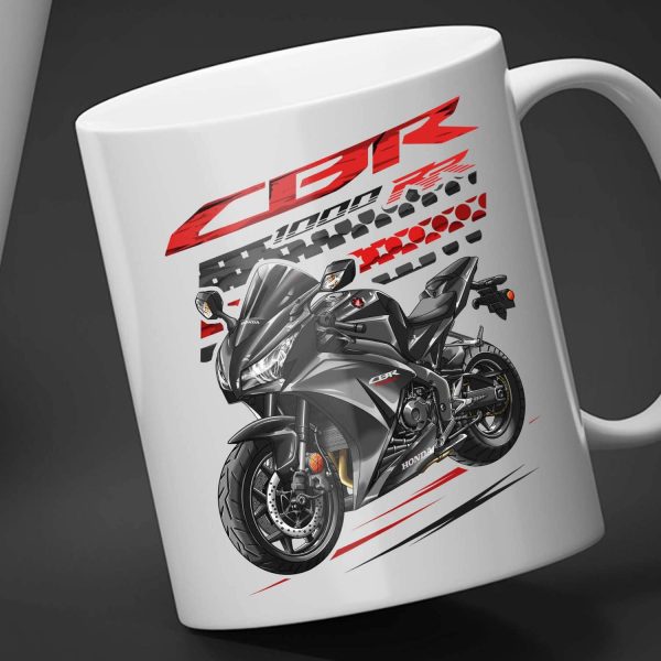 White Mug Honda CBR1000RR 2016 SP Black Merchandise & Clothing