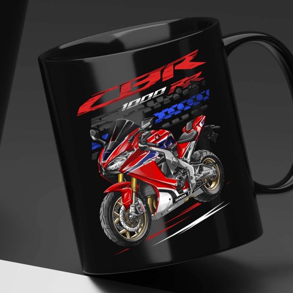 Black Mug Honda CBR1000RR 2017 SP Grand Prix Tri-Color Merchandise & Clothing