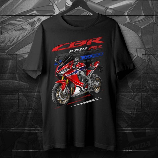 Honda CBR1000RR 2017 T-shirt SP Grand Prix Tri-Color Merchandise & Clothing