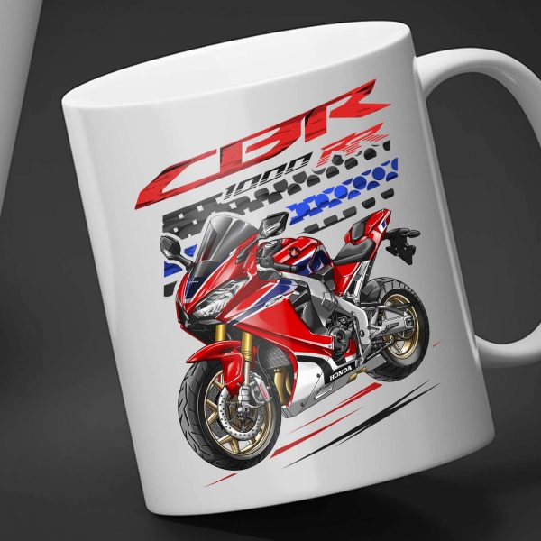 White Mug Honda CBR1000RR 2017 SP Grand Prix Tri-Color Merchandise & Clothing
