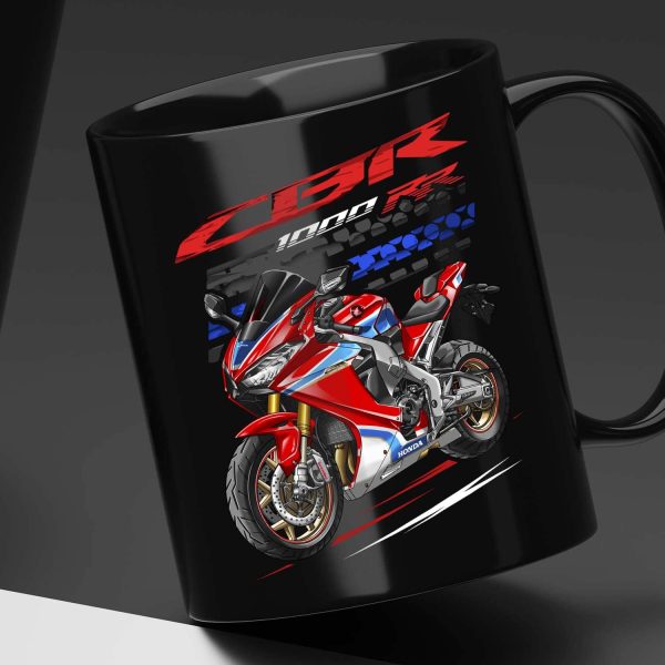 Black Mug Honda CBR1000RR 2017 SP2 Grand Prix Tri-Color Merchandise & Clothing