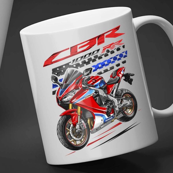 White Mug Honda CBR1000RR 2017 SP2 Grand Prix Tri-Color Merchandise & Clothing