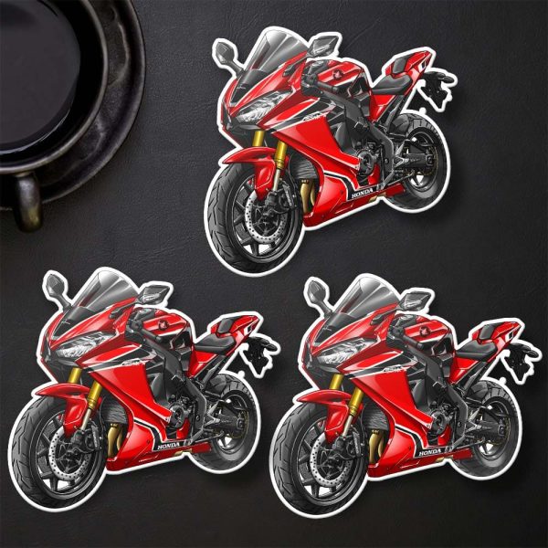 Stickers Honda CBR1000RR 2017 Victory Red Merchandise & Clothing