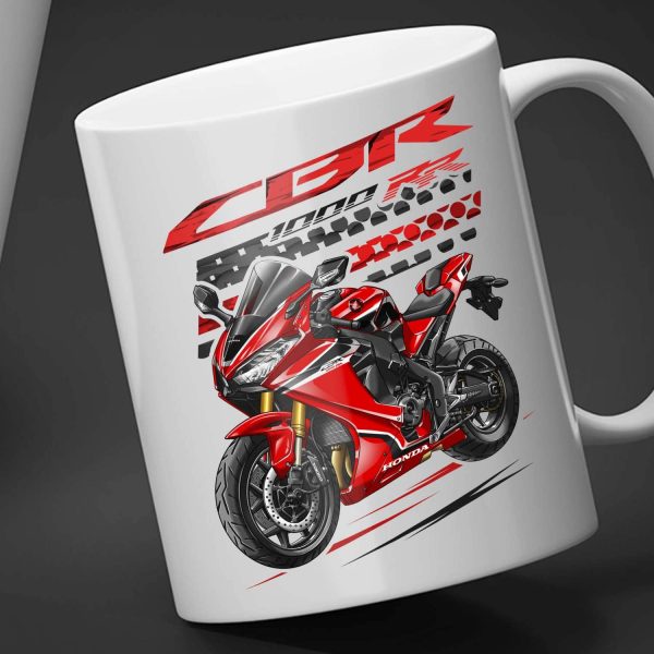 White Mug Honda CBR1000RR 2018-2019 Grand Prix Red Merchandise & Clothing