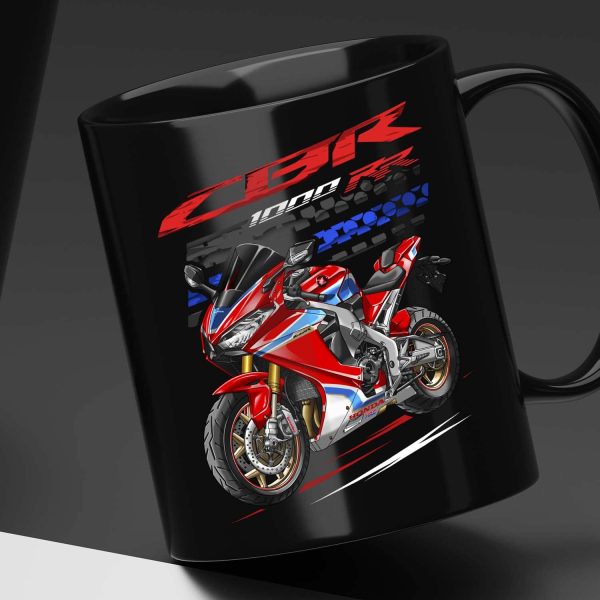 Black Mug Honda CBR1000RR 2018 -2019 SP2 Grand Prix Tri-Color Merchandise & Clothing