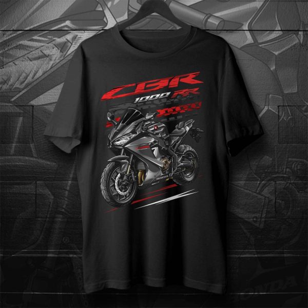 Honda CBR1000RR 2019 T-shirt Matte Black Metallic Merchandise & Clothing