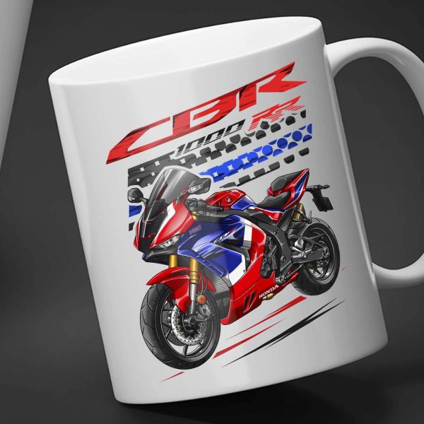 White Mug Honda CBR1000 RR 2020-2021 Grand Prix Red Merchandise & Clothing