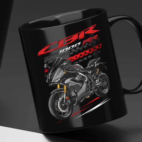 Black Mug Honda CBR1000 RR 2020-2021 Matt Pearl Morion Black Merchandise & Clothing