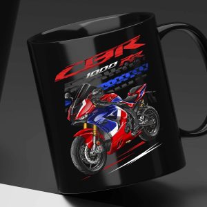 Honda CBR1000RR 2020 Black Mug SP Grand Prix Red & Blue & White Merchandise & Clothing