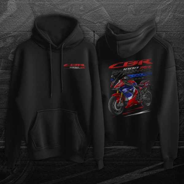 Hoodie Honda CBR1000 RR 2020 SP Grand Prix Red & Blue & White Merchandise & Clothing