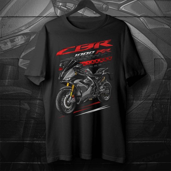 T-shirt Honda CBR1000 RR 2020 SP Matt Pearl Morion Black Merchandise & Clothing