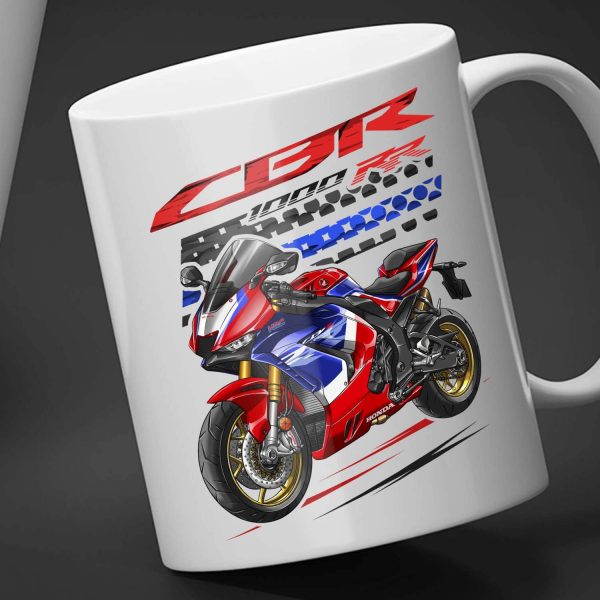 White Mug Honda CBR1000 RR 2021 SP Grand Prix Red Merchandise & Clothing