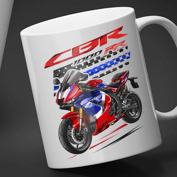 White Mug Honda CBR1000 RR 2022-2023 Grand Prix Red Merchandise & Clothing
