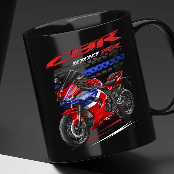 Black Mug Honda CBR1000 RR 2024 Fireblade - Grand Prix Red Merchandise & Clothing