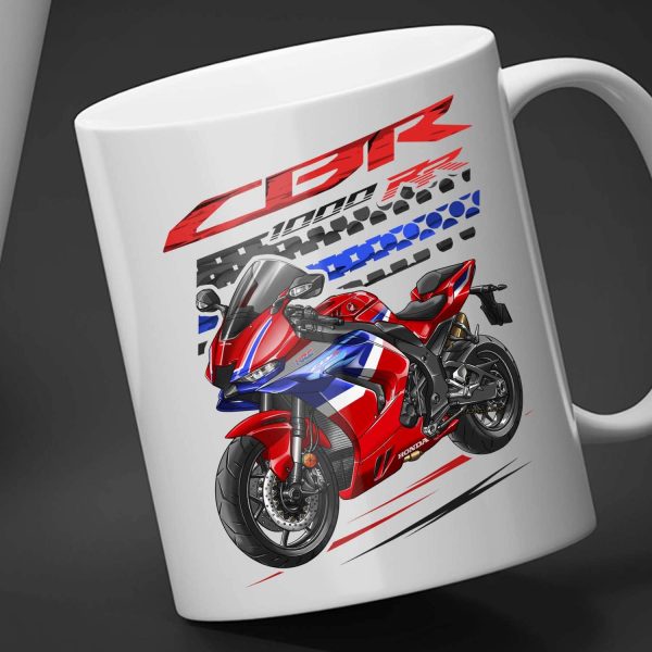 White Mug Honda CBR1000 RR 2024 Fireblade - Grand Prix Red Merchandise & Clothing