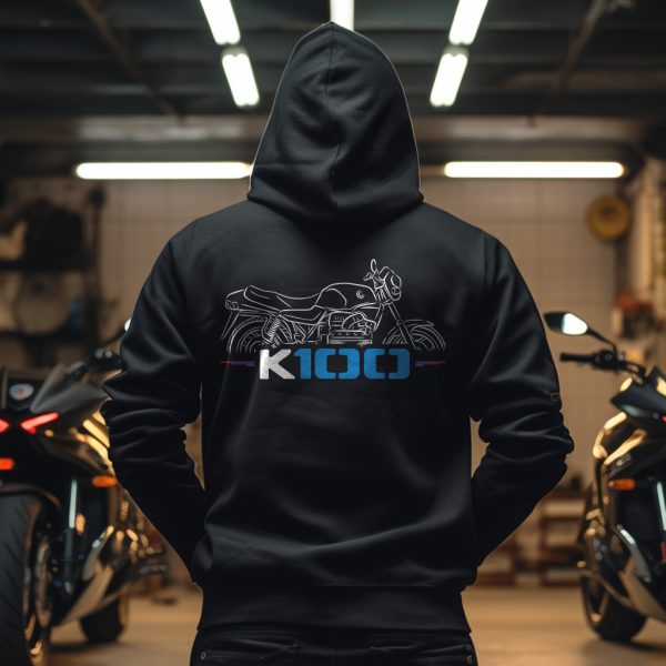 BMW K100 Hoodie Merchandise & Clothing Motorcycle Apparel