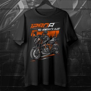 KTM 1290 Super Duke R 2020-2021 T-shirt Black Merchandise & Clothing