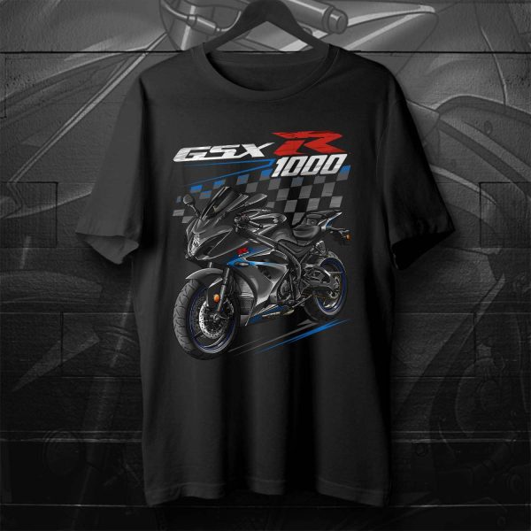 Suzuki GSX-R 1000 T-shirt 2018 Metallic Mat Black No. 2 Merchandise & Clothing