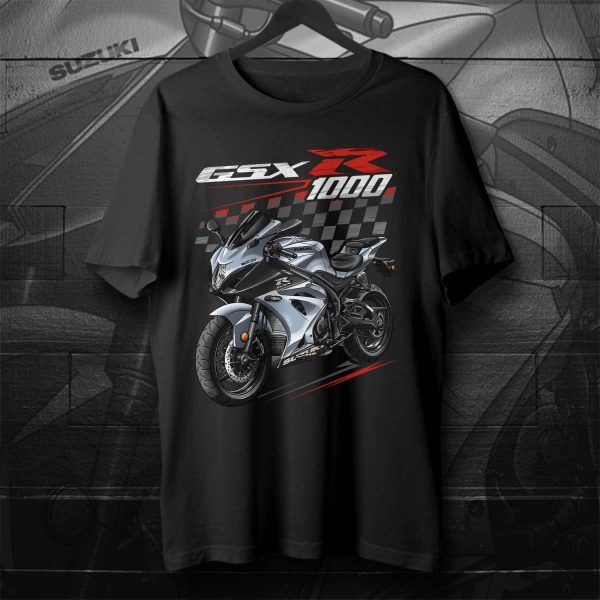 Suzuki GSX-R 1000 T-shirt 2022 Glass Matte Mechanical Gray Merchandise & Clothing