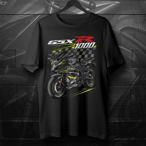 Suzuki GSX-R 1000 T-shirt 2023 Metallic Matte Black & Glass Sparkle Black Merchandise & Clothing