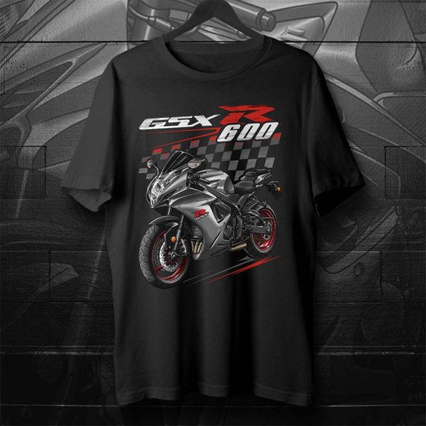 Suzuki GSX-R 600 T-shirt 2018 Metallic Oort Gray No.3 Merchandise & Clothing