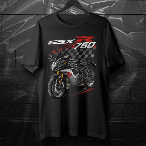 Suzuki GSX-R 750 T-shirt 2018 Metallic Oort Gray No.3 & Glass Sparkle Black Merchandise & Clothing