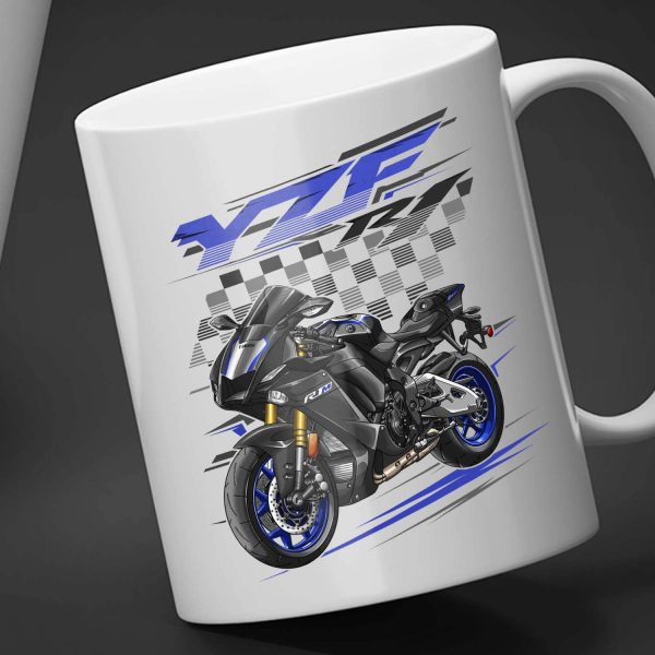 Yamaha YZF-R1 2020-2021 White Mug R1M Merchandise & Clothing