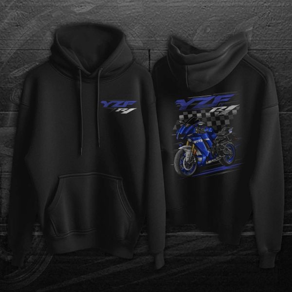 Yamaha YZF-R1 2020-2021 Hoodie Team Yamaha Blue Merchandise & Clothing